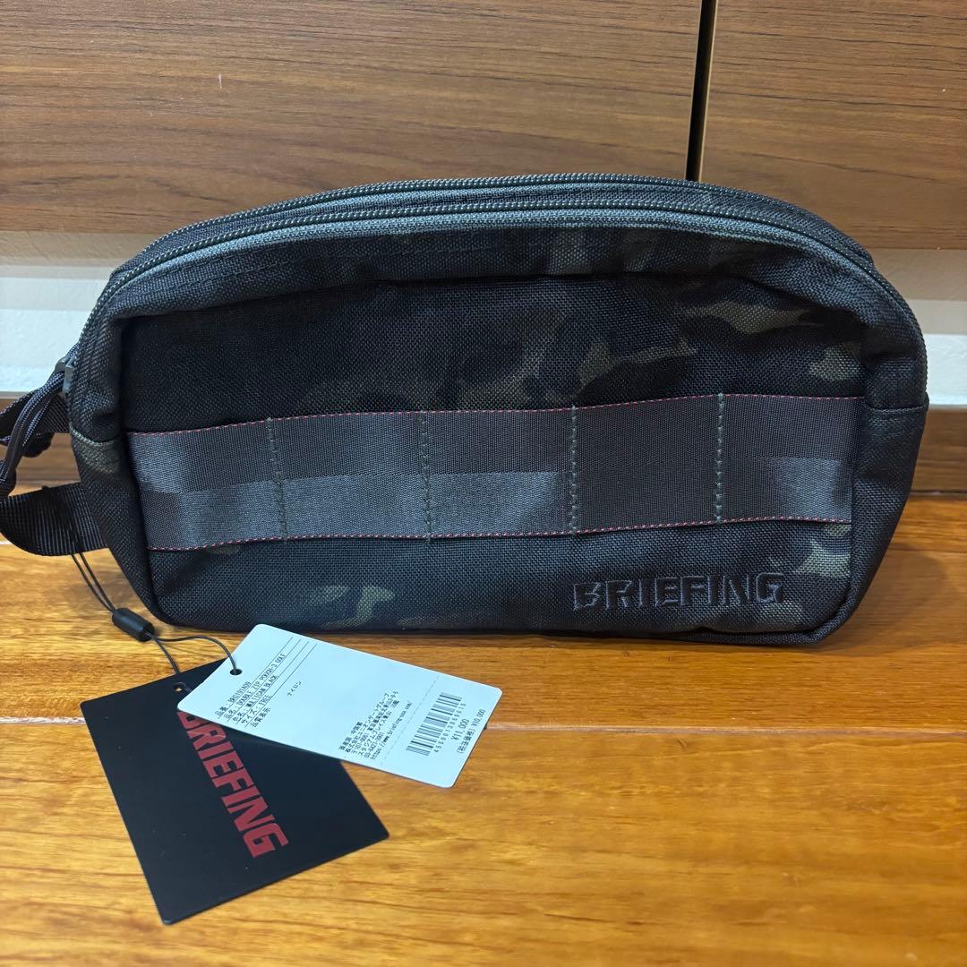 BRIEFING GOLF ポーチ　迷彩