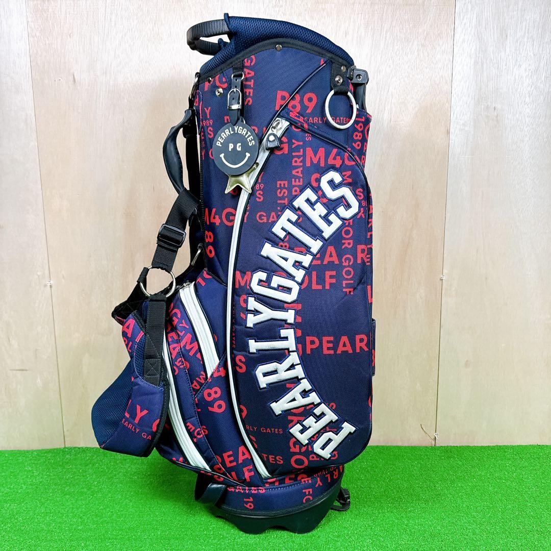 PEARLYGATES キャディバッグ スタンド式 ヘッドカバー付き 6分割