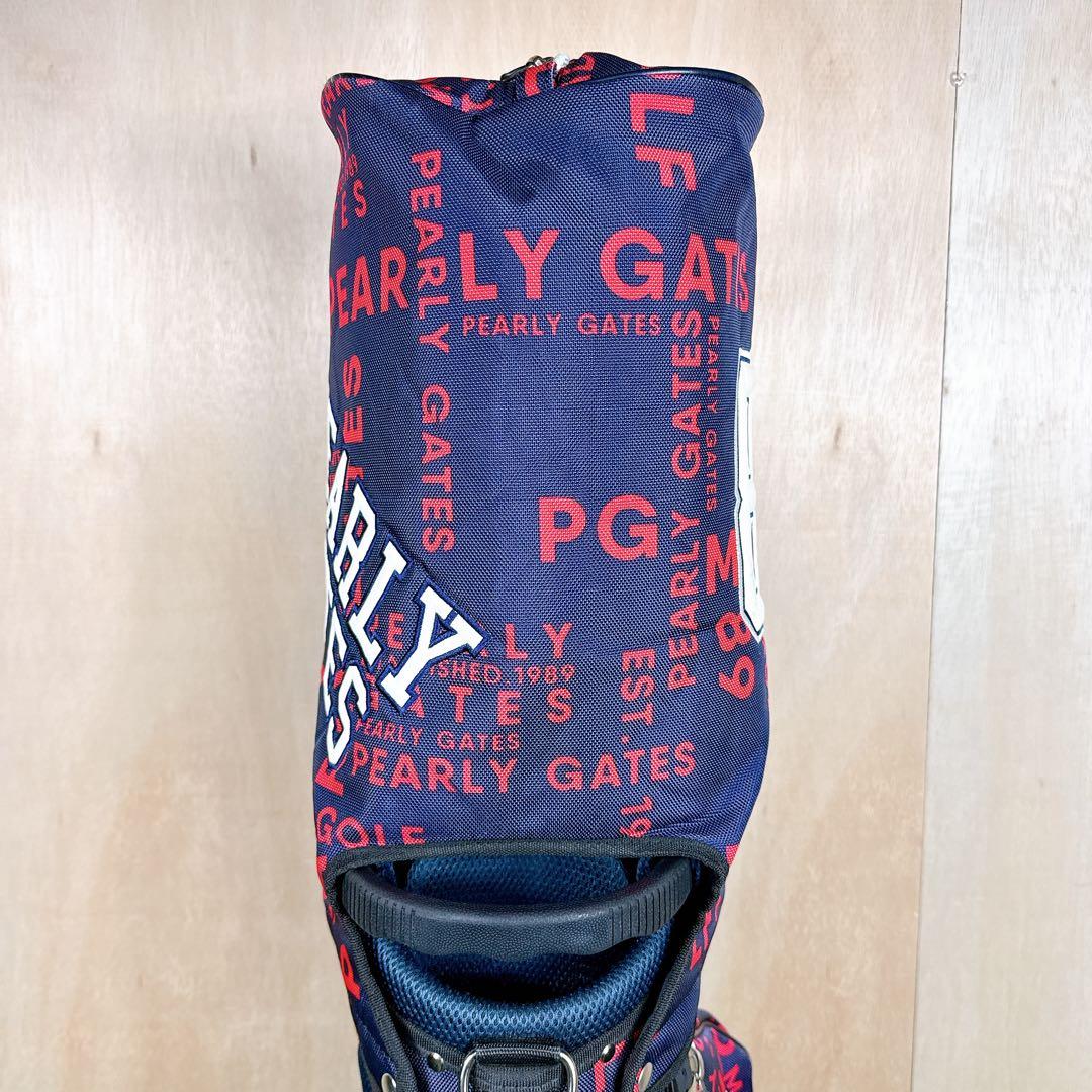 PEARLYGATES キャディバッグ スタンド式 ヘッドカバー付き 6分割