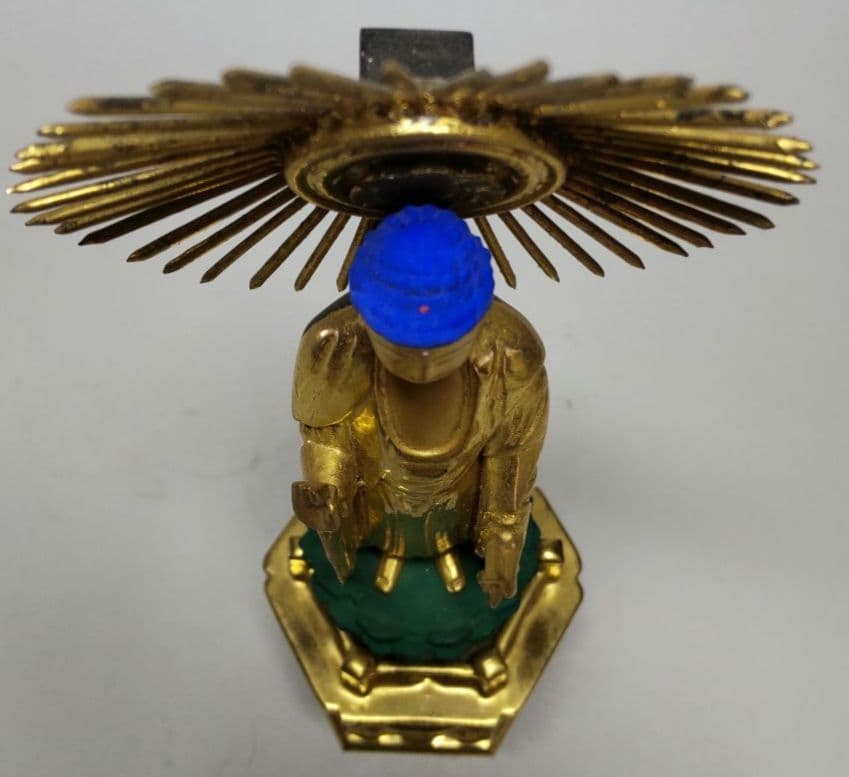 阿弥陀如来 木彫り 純金箔押