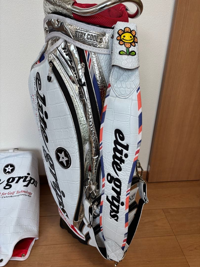 ゲン★高級レア限定品★超お洒落elite grips キャディバッグ