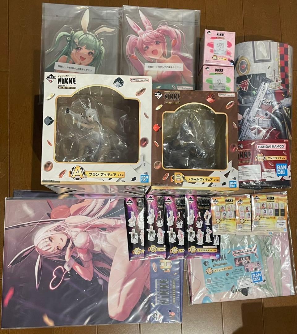 一番くじ　勝利の女神　NIKKE A賞 ブラン　B賞 ノワール　フィギュア　C賞