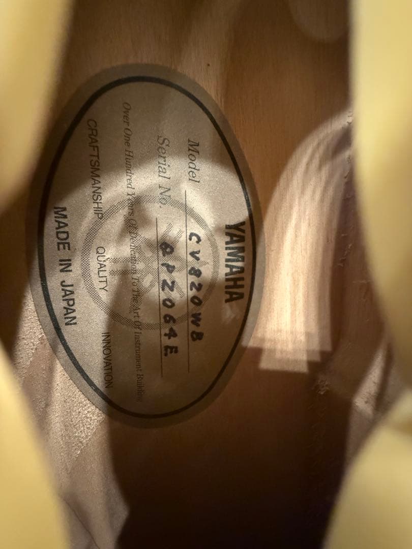 YAMAHA CV820WB ウェスボーランド シグネイチャーモデル