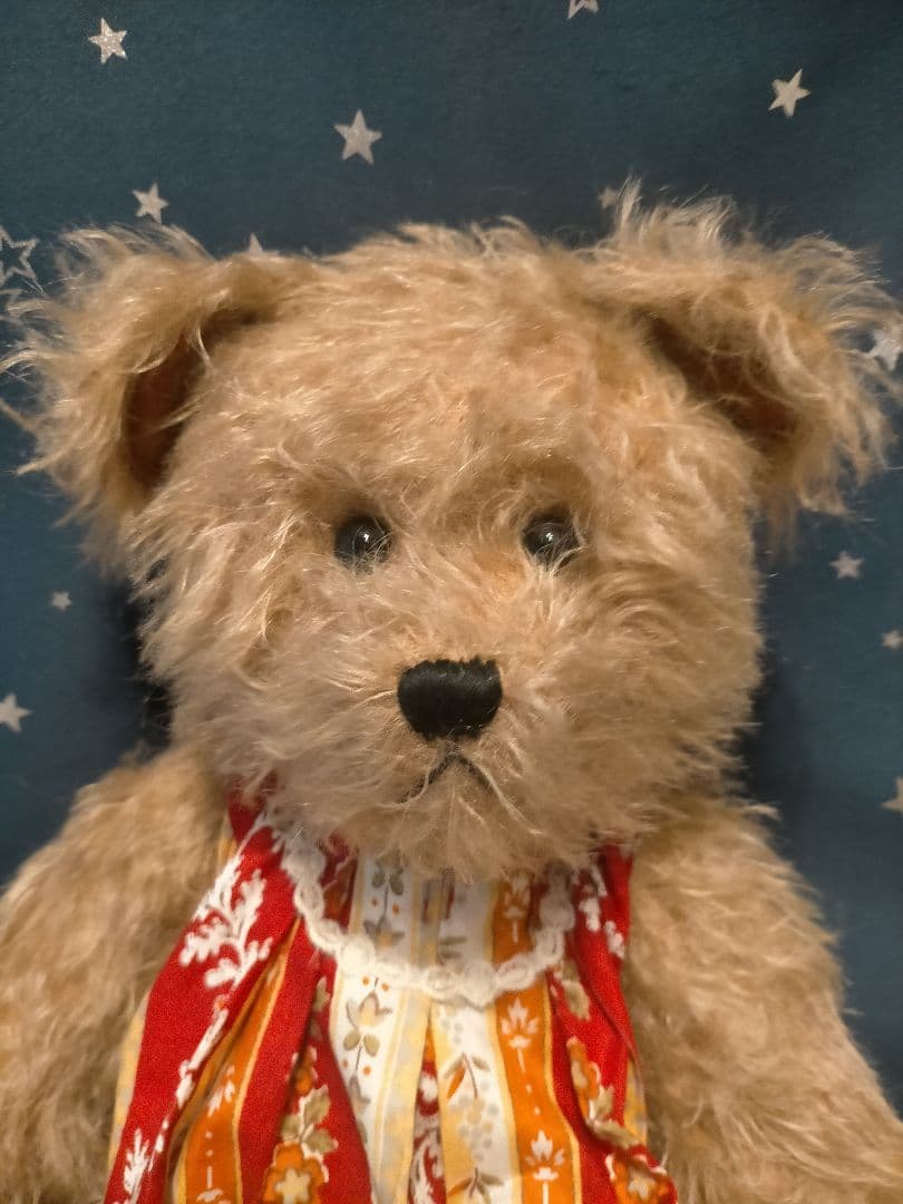 3 8/6 ハンドメイド　テディベア　くま　MARJAN ぬいぐるみ　人形