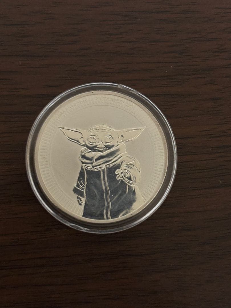2021年　スター・ウォーズ「ベイビーヨーダ」純銀　1オンス銀貨