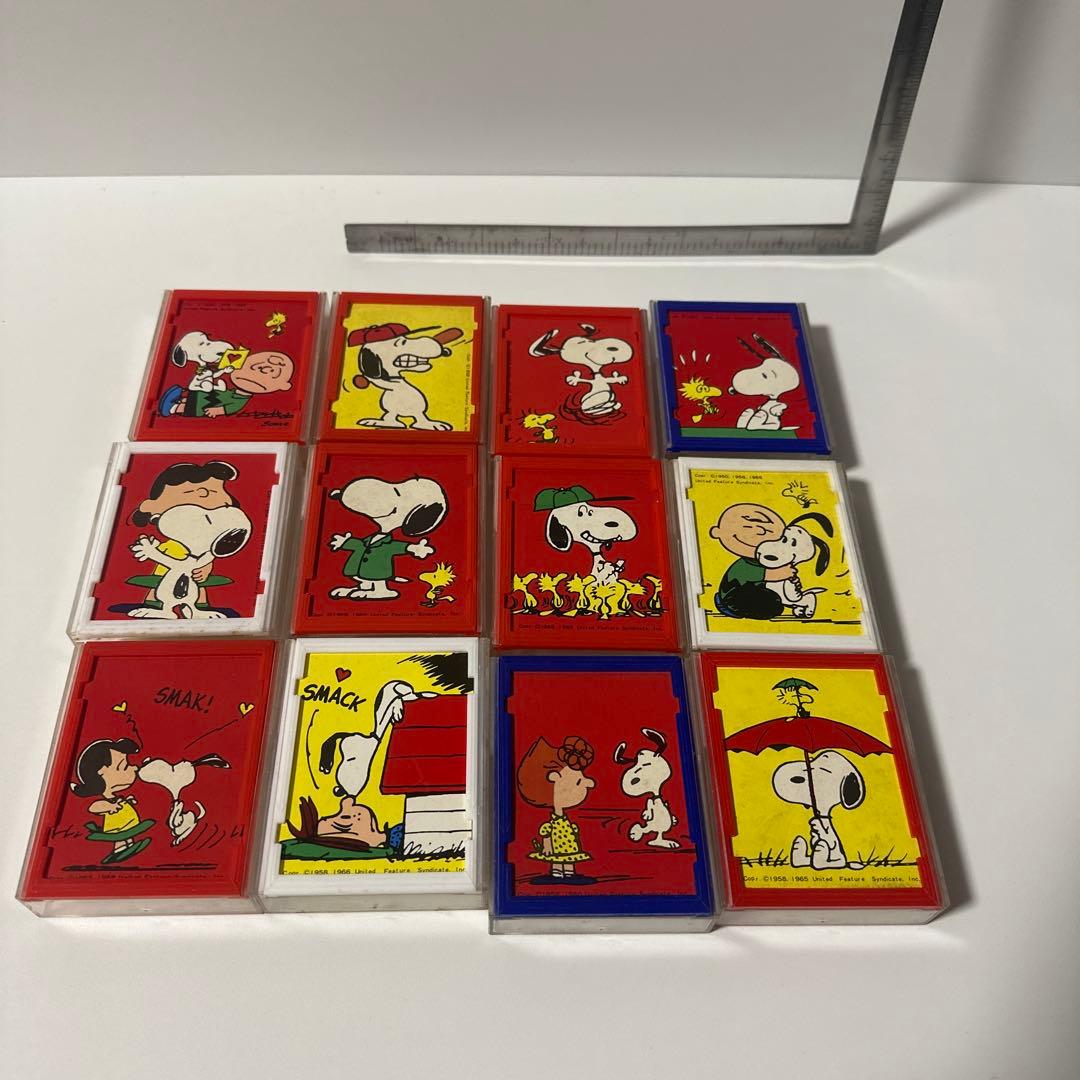 【希少ヴィンテージ】スヌーピー 森永チャミーチョコレート 空き箱 12個