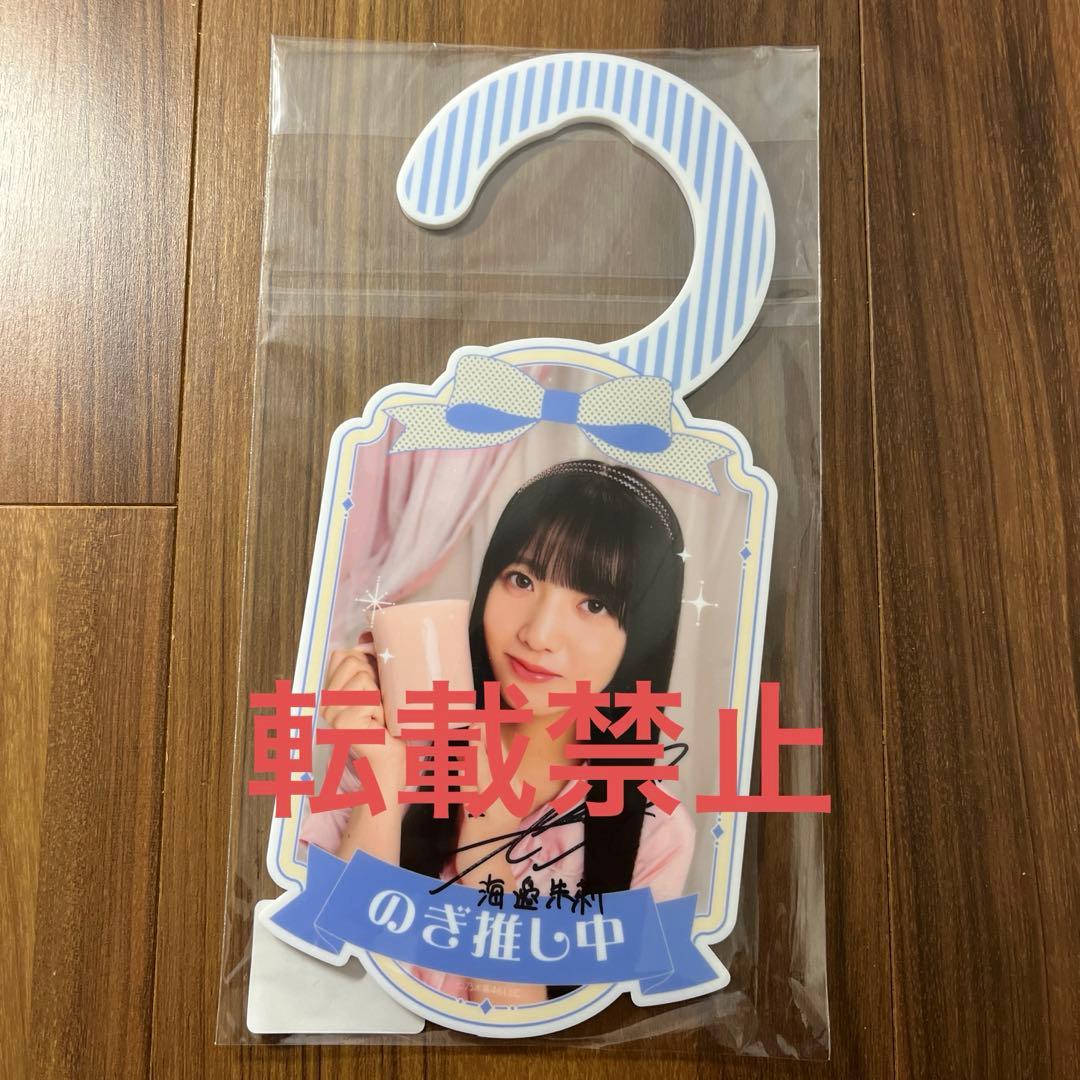 海邉朱莉さんSR賞直筆サイン入りドアプレート のぎざかちゃんとアフターパーティー