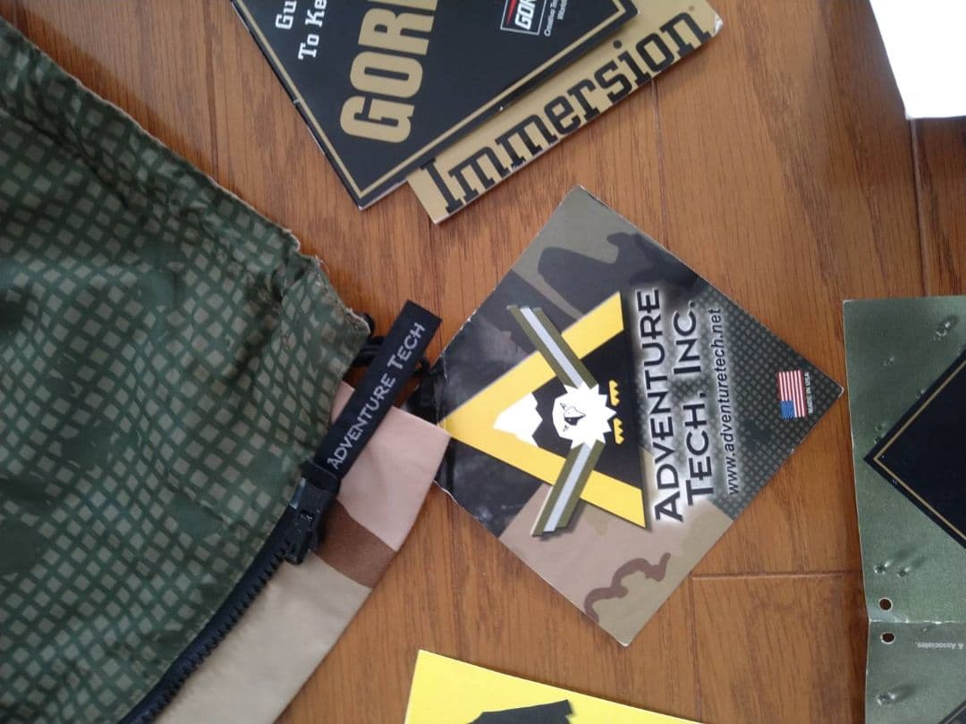 迷彩 フード付きリバーシブル レインスーツ 上下セット