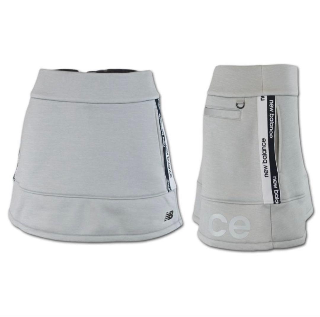 ニューバランス スカート レディース ゴルフウェア グレー