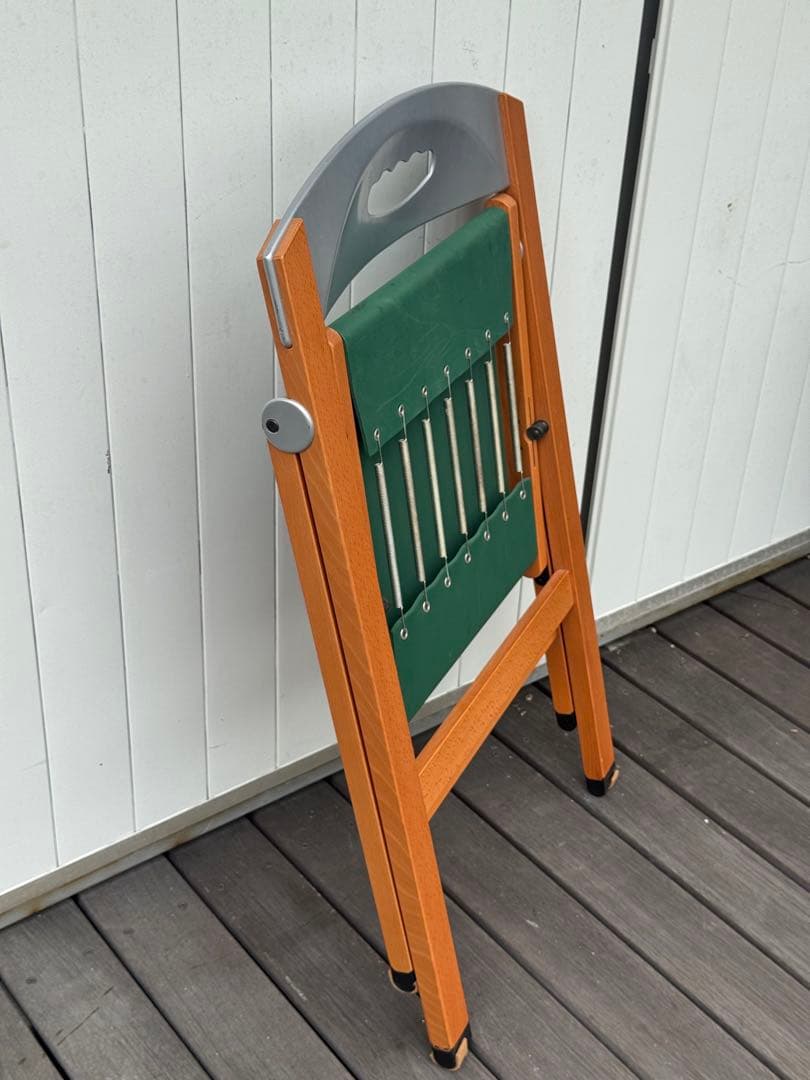 1990's ミッドセンチュリー ポストモダン 折りたたみチェア 2脚セット