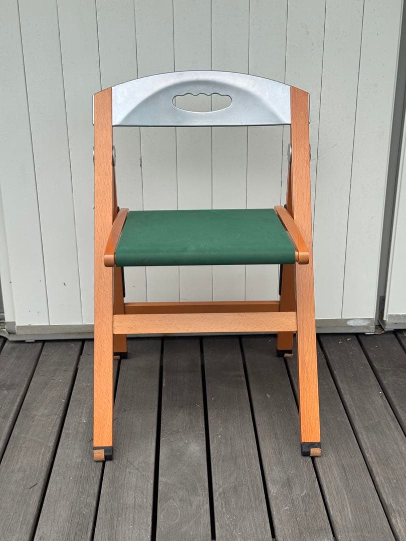 1990's ミッドセンチュリー ポストモダン 折りたたみチェア 2脚セット