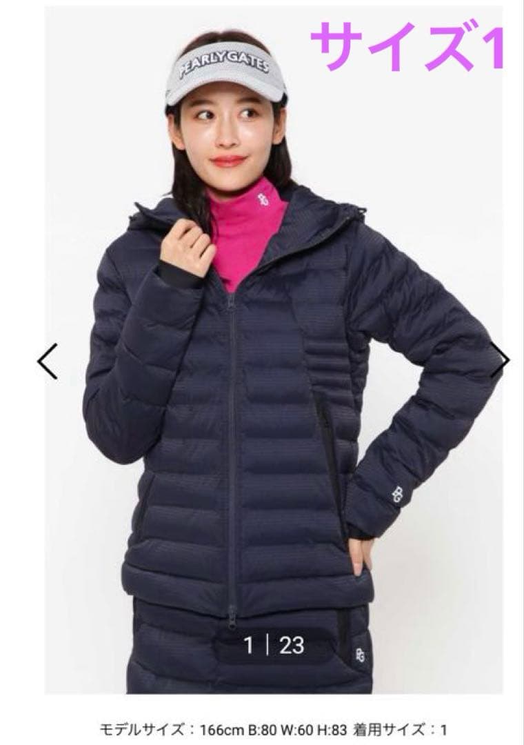 パーリーゲイツ　フーディージャケット　サイズ1 美品