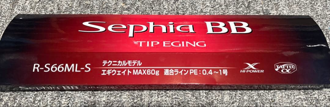 シマノ セフィア BB ティップエギング R-S66ML-S 23年モデル
