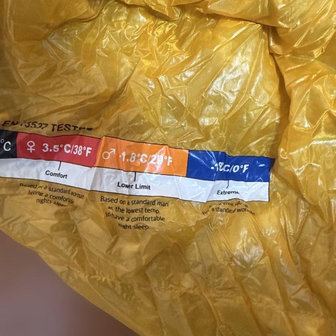 ZEROGRAM 寝袋 3.5℃快適