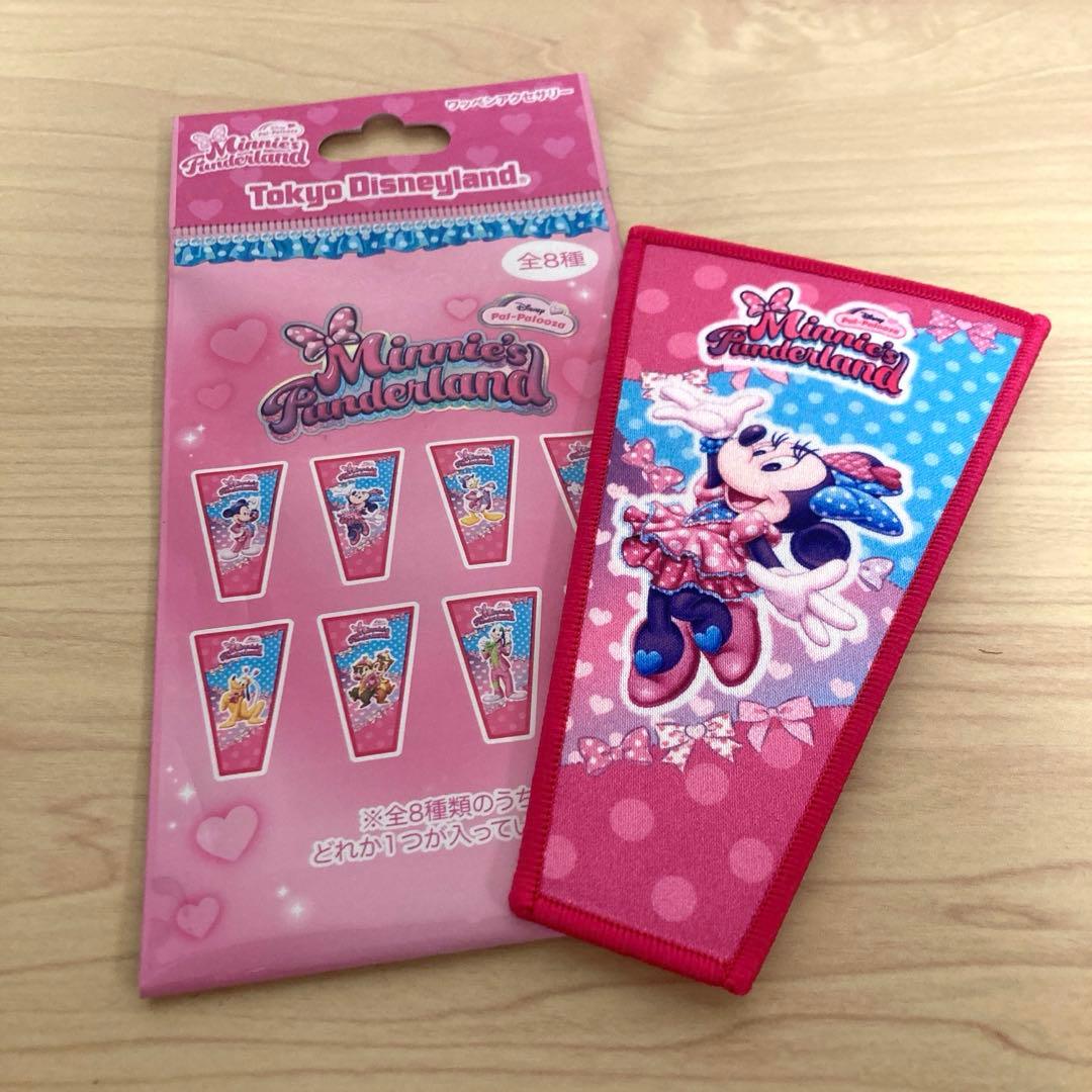 ミニー　ファンダーランド ミニパル ぬいぐるみ　ぬいば　ワッペン　セット