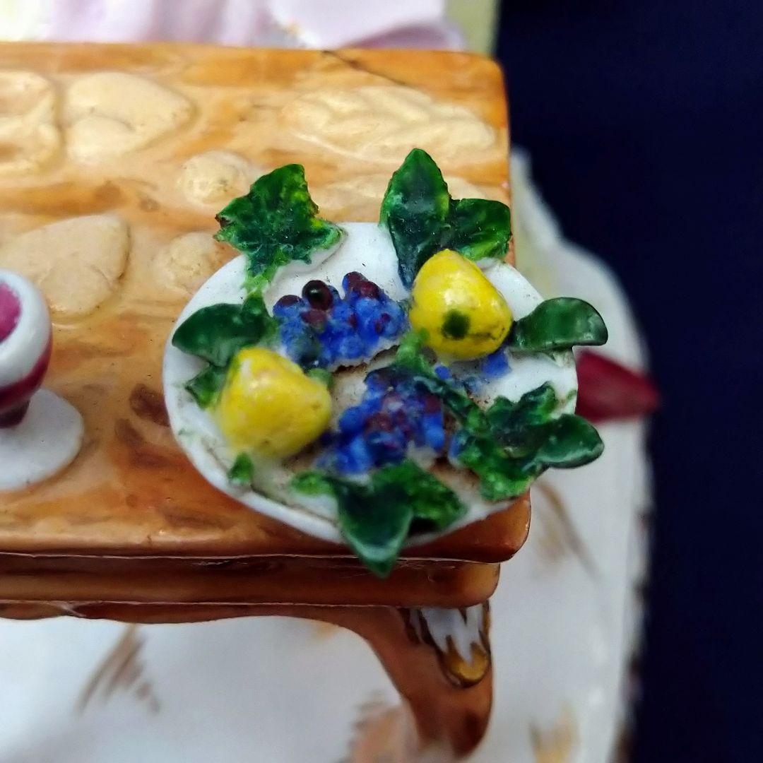 ✤1924年以前マイセン(Meissen)フィギュリン『五感の寓意(味覚)』