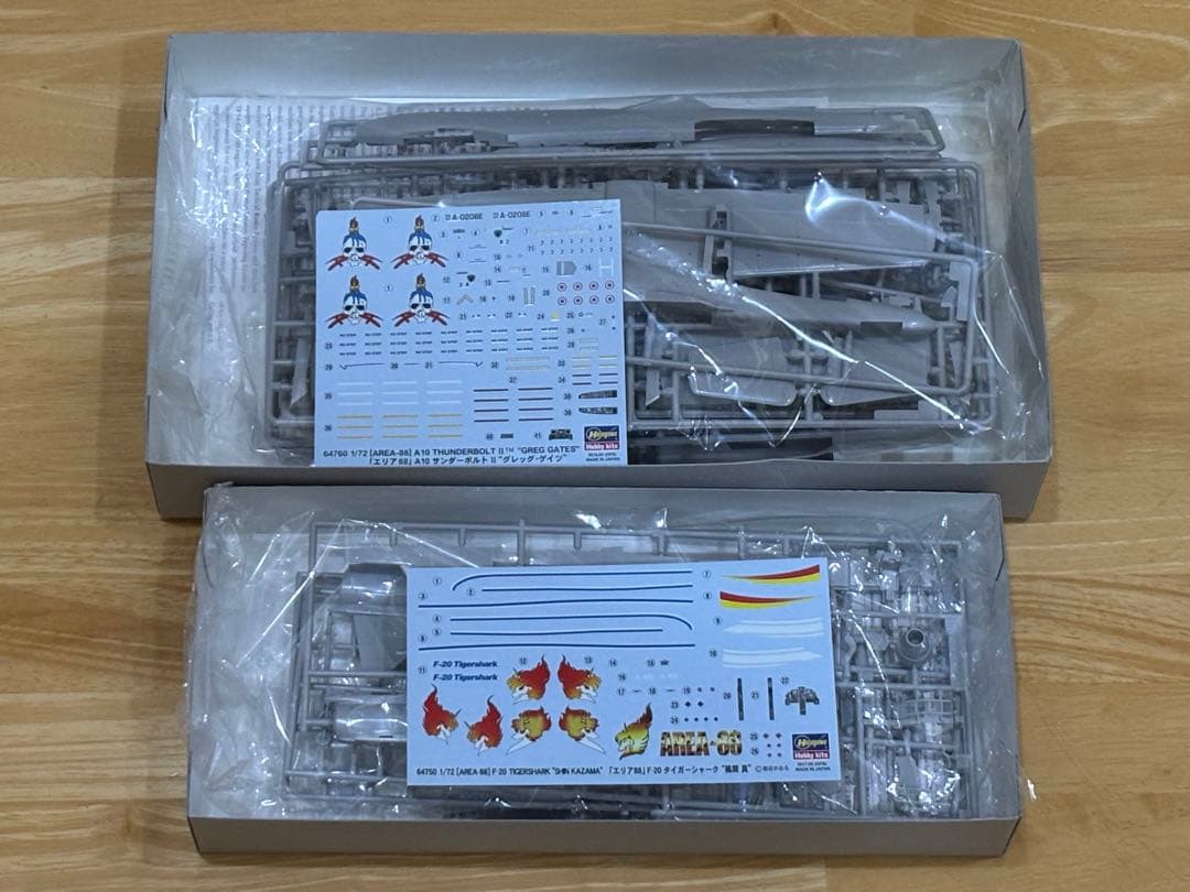 ハセガワ 1/72 エリア88 A-10サンダーボルトF-20タイガーシャーク