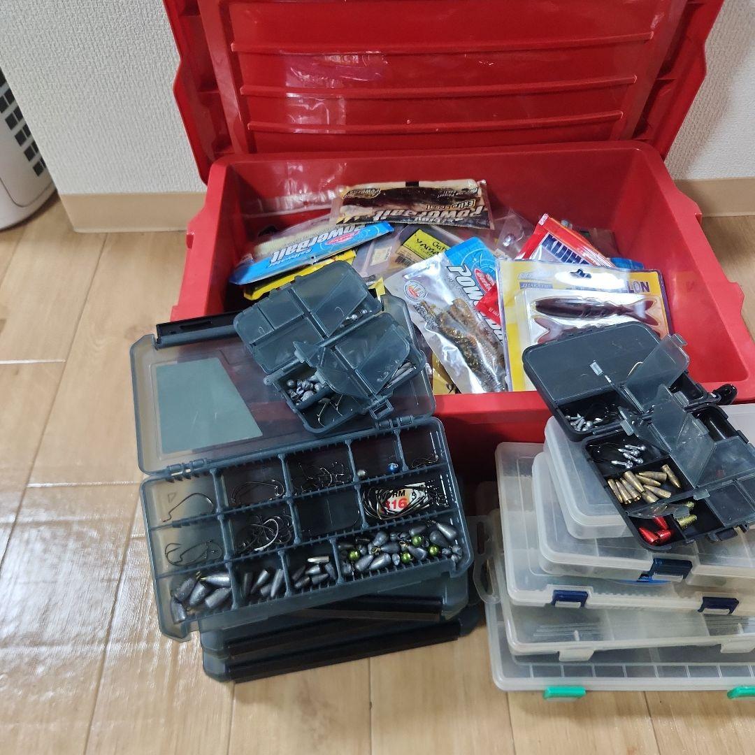 バス釣り引退　ワーム　フック　シンカー　ジグヘッド　まとめ売り★