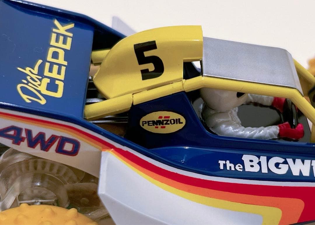 【絶版・透明シャーシ版・希少極美品・全塗装】タミヤ ビッグウィング ミニ四駆