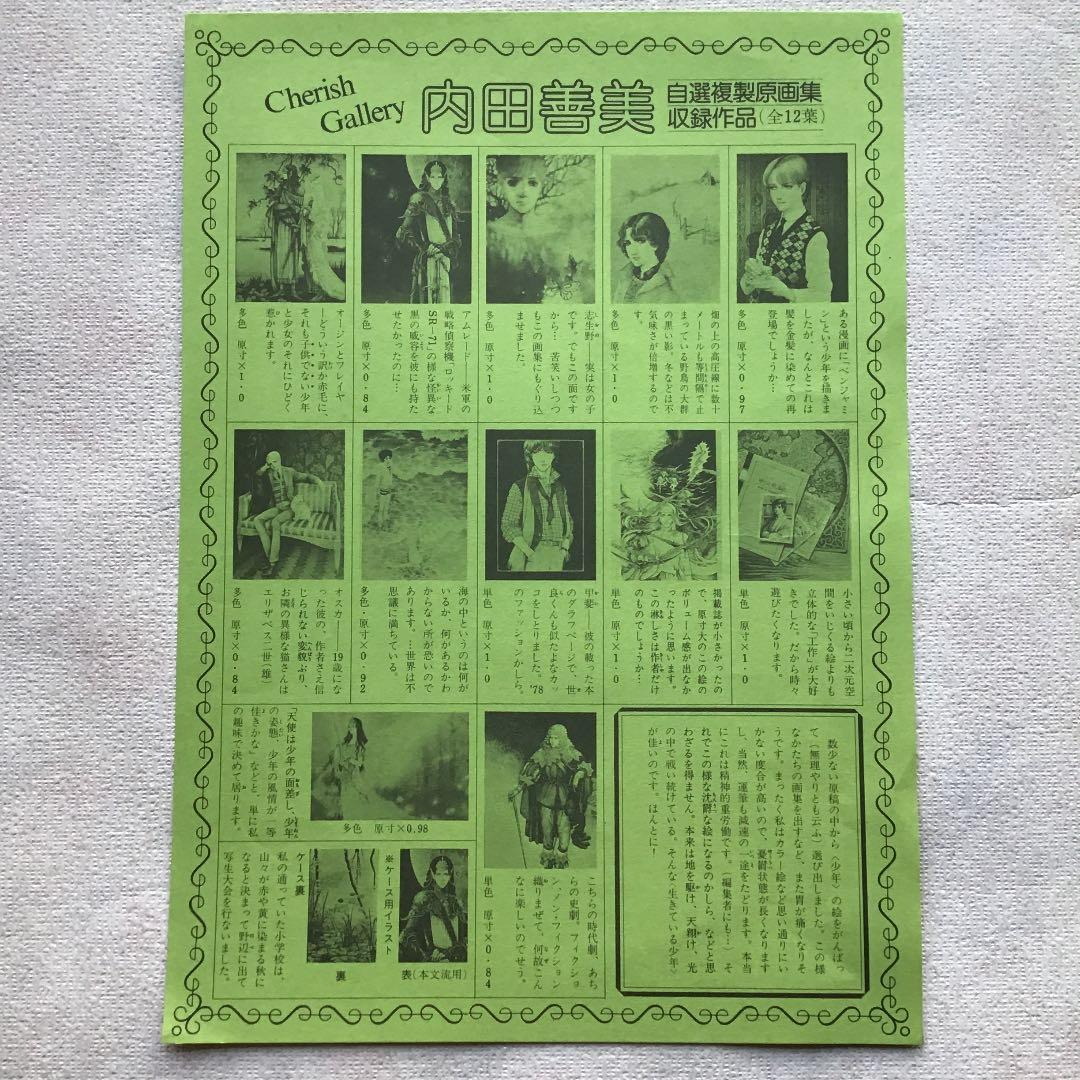 内田善美　自選複製原画集　少年たちの記憶