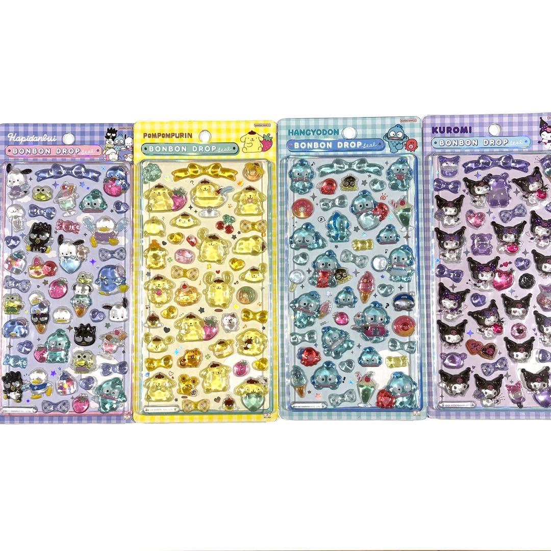 【国内正規品】ボンボンドロップシール サンリオ全8種