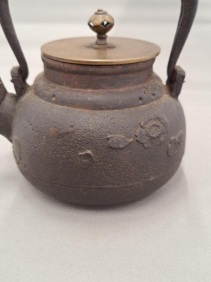 鉄瓶　大國造　丸形　手のひらサイズの珍品