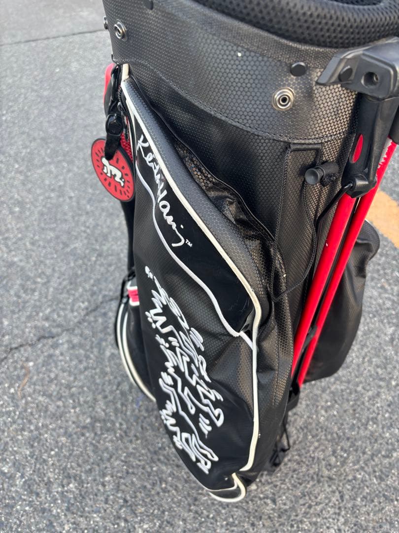 ゴルフバッグ・キャディバッグ 黒赤