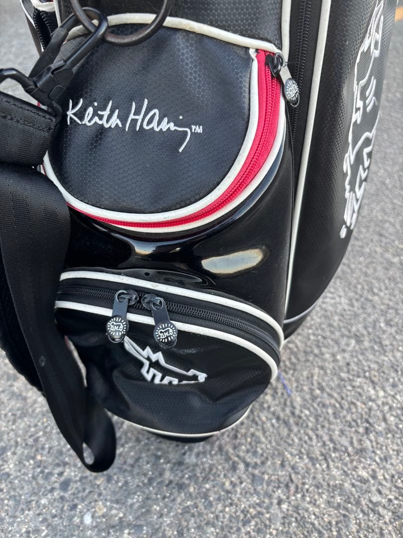 ゴルフバッグ・キャディバッグ 黒赤