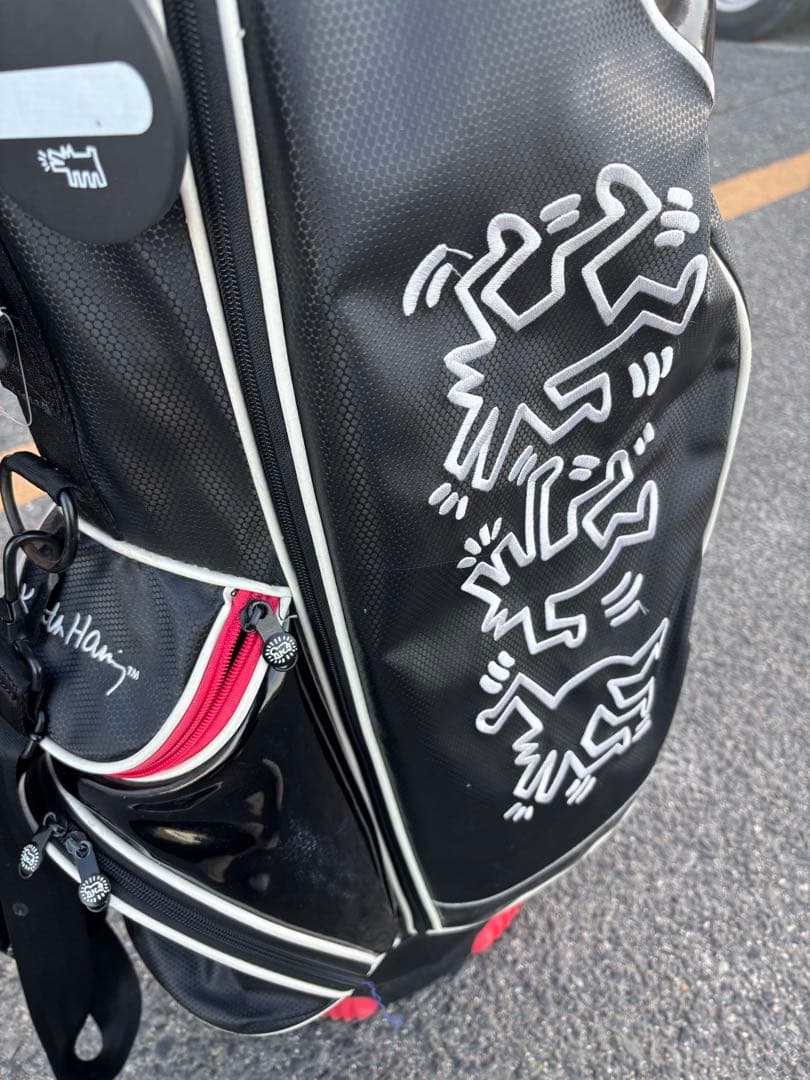 ゴルフバッグ・キャディバッグ 黒赤