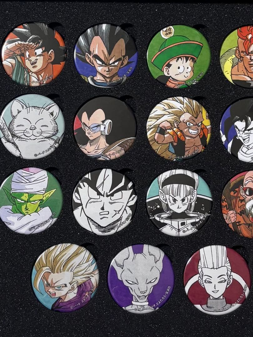 ドラゴンボール 39周年39種類缶バッジ 当選通知書付き