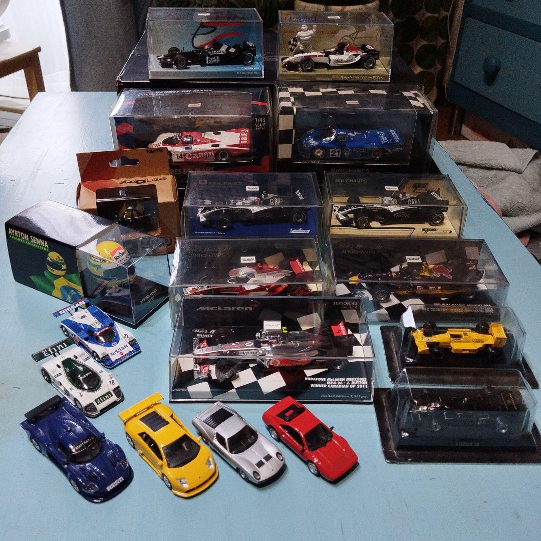 ミニチャンプス1/43 F1 ルマン 1/8セナヘルメット他