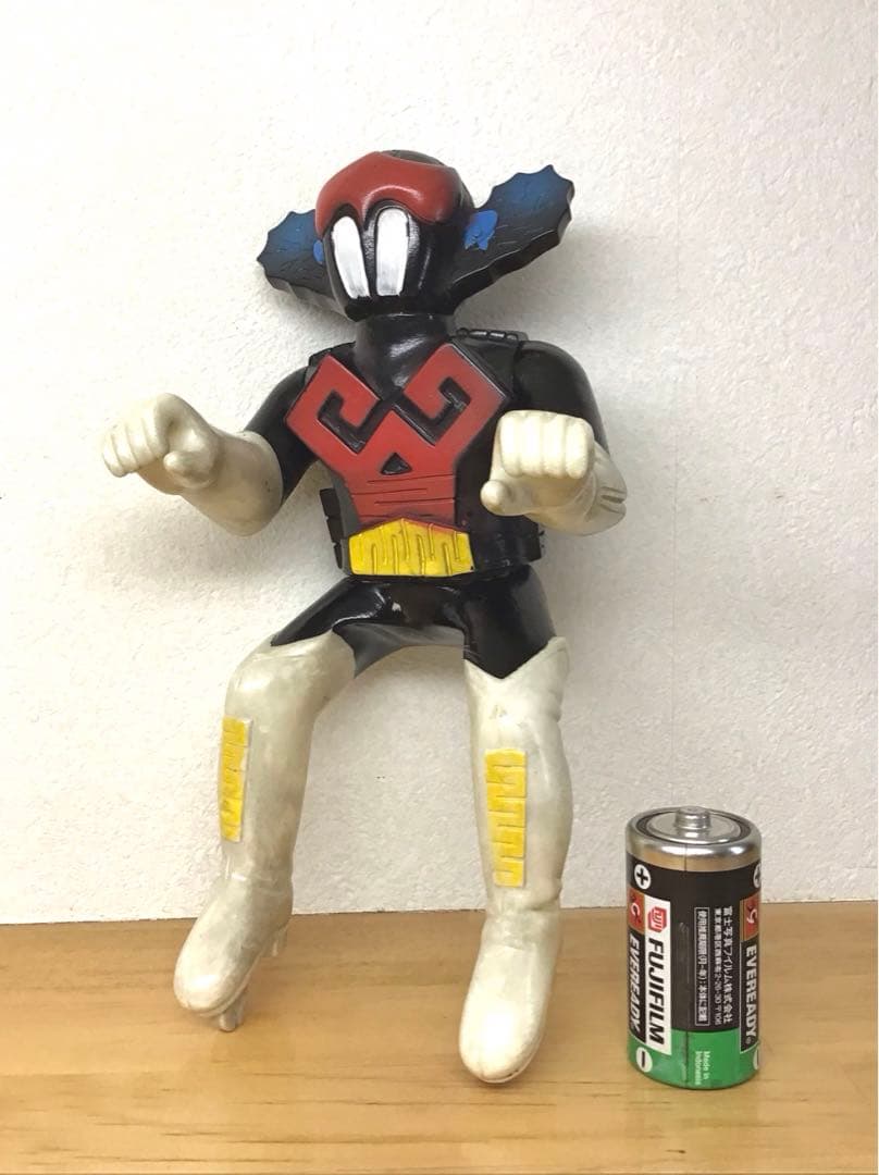 昭和レトロ タカトク ブルマァク アクマイザー3 ザビタン バイク用 ソフビ