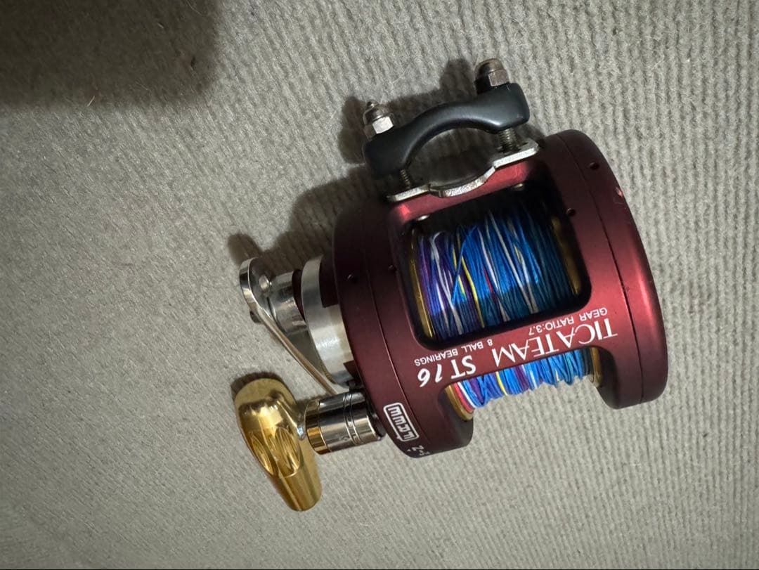ticateam ST-16 リール レッド箱付き