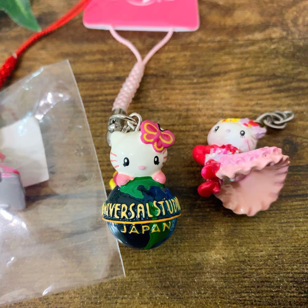 レア　サンリオ ハローキティ USJ限定　 ドレス 車　地球儀　根付　3点