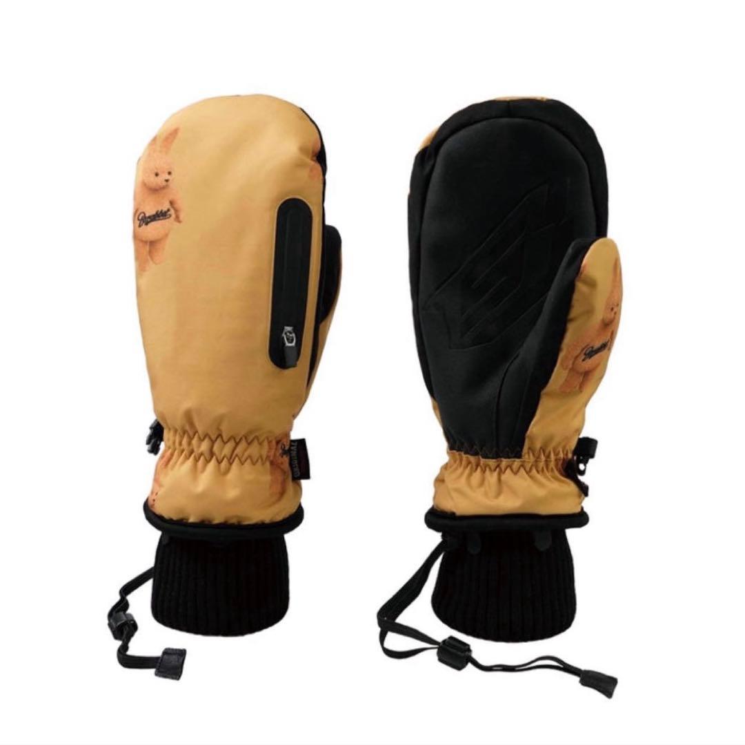 【ぴーすけ】BSRABBIT グローブ ミトン スノーボード