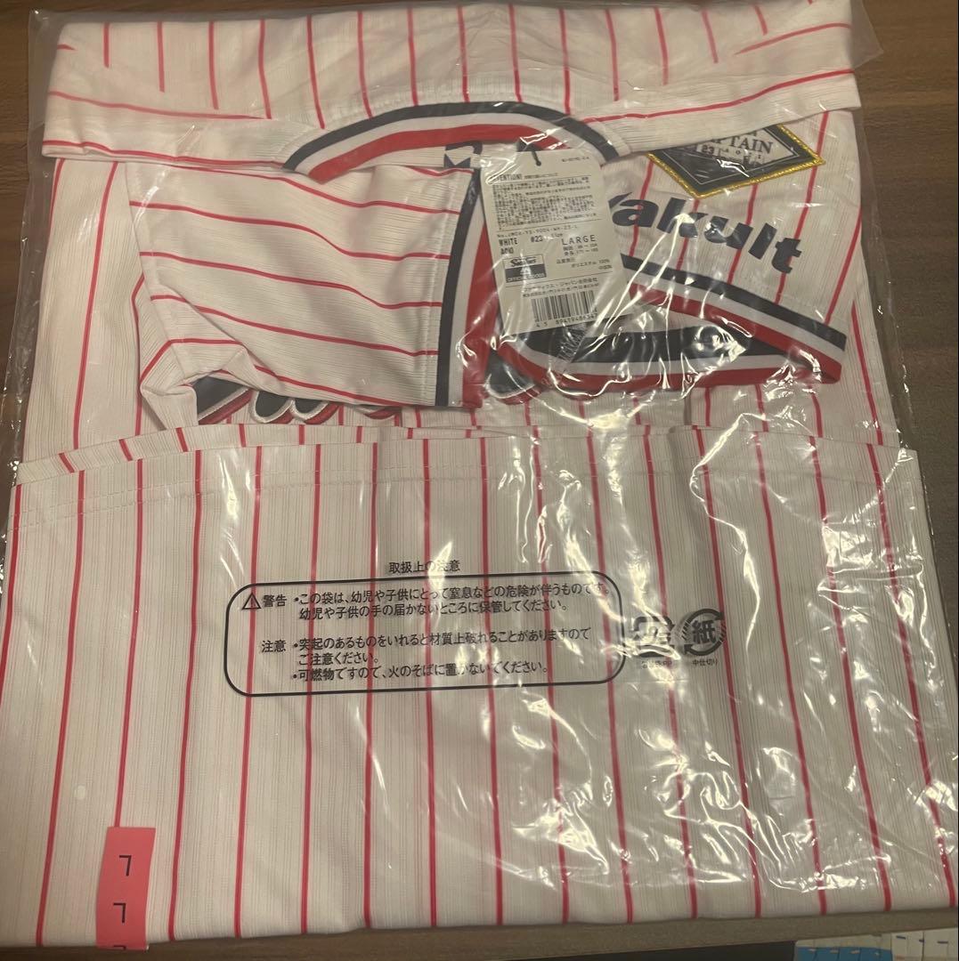 カ*ニ様 青木宣親 引退記念 ユニフォーム Lサイズ