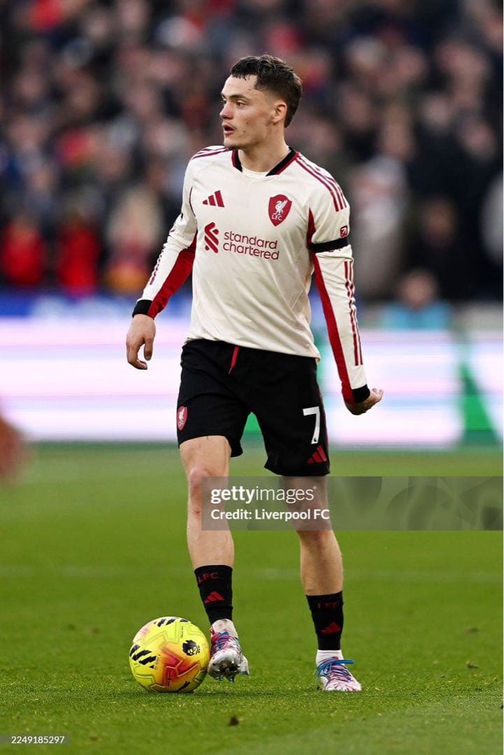 リバプール 25/26 ユニフォーム アウェイ 長袖 ヴィルツ フルパッチ