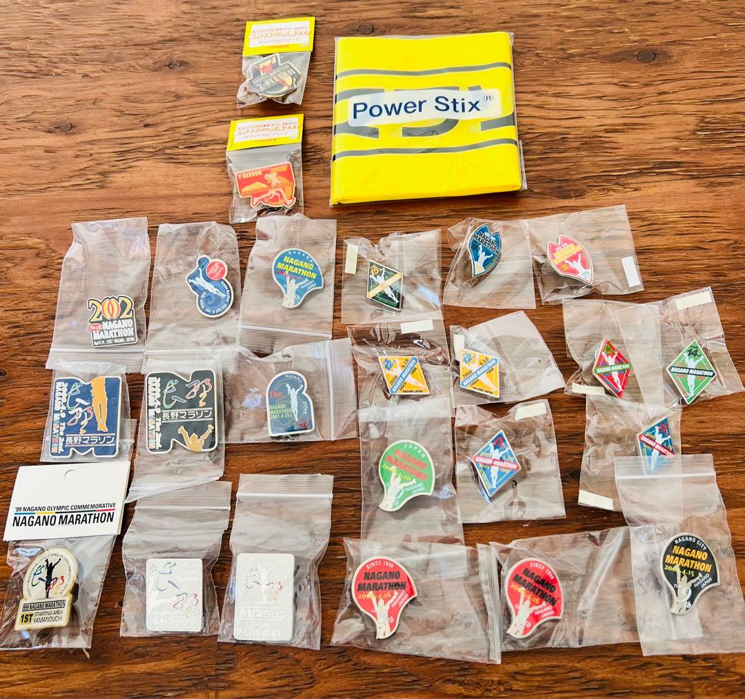 長野マラソン　ピンバッチセット　＆　おまけ　セット