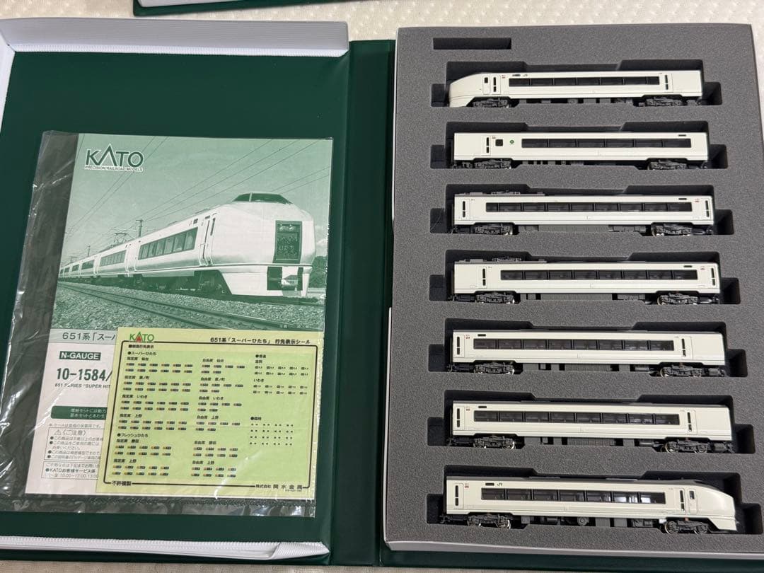 KATO 10-1584 1585 651系「スーパーひたち」11両フルセット