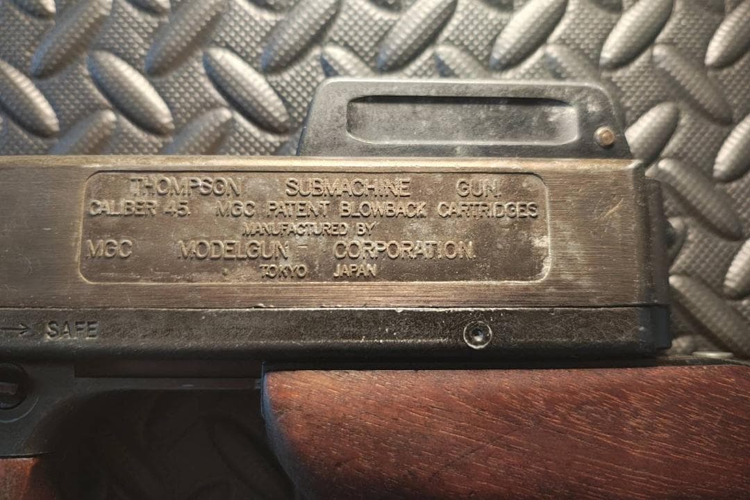 B*9様 mgcトンプソンM1921モデルガン（SMG刻印）