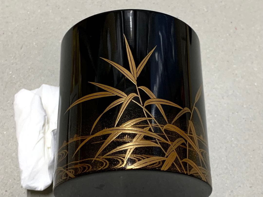 平安光入 鈴木光入 広沢蒔絵 金輪寺茶入 茶器 棗 茶道具 薄茶器 茶道具