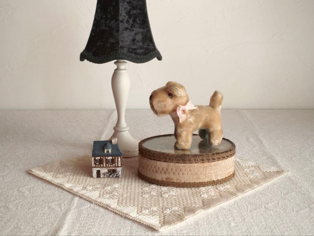 【Daisyさま】vintage teria ♡ 桃色ピンクりぼんの テリアさん