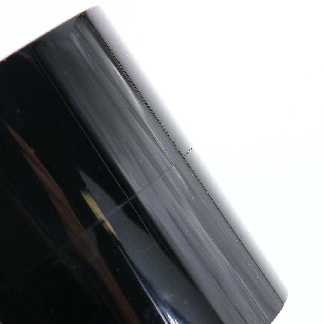 中川秀甫作 黒 中次 薄茶器 真塗 茶道具 共箱　V929　N7