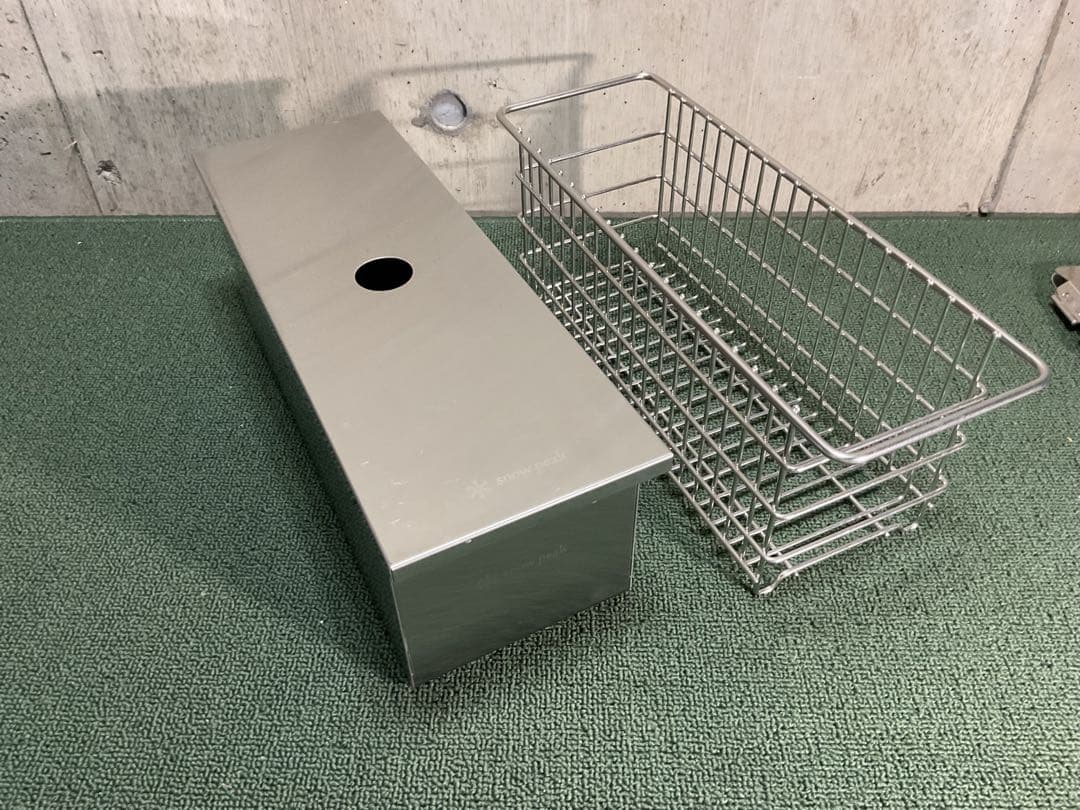 ステンボックスハーフ ＆ メッシュトレー ハーフ 深型 スノーピーク