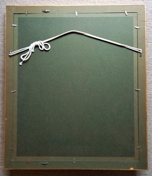 S.moriのサイン　タイトル「像のある街」（フランクフルト　アンマイン）　8号