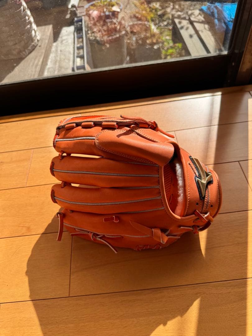 Global Elite 硬式グローブ オレンジ