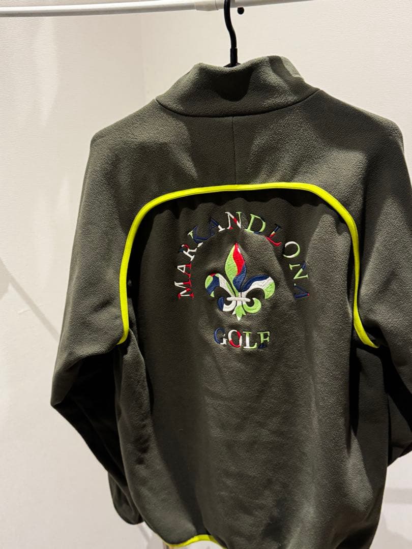 極美品！　MARK & LONA メンズフリース　カーキ　46サイズ