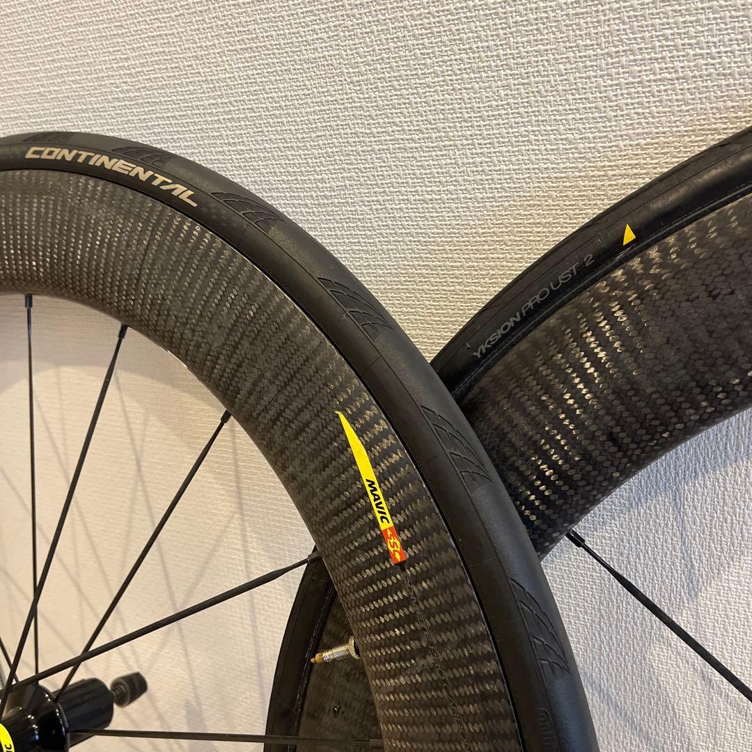 MAVIC COMETE PRO CARBON SL リムブレーキ　前後セット