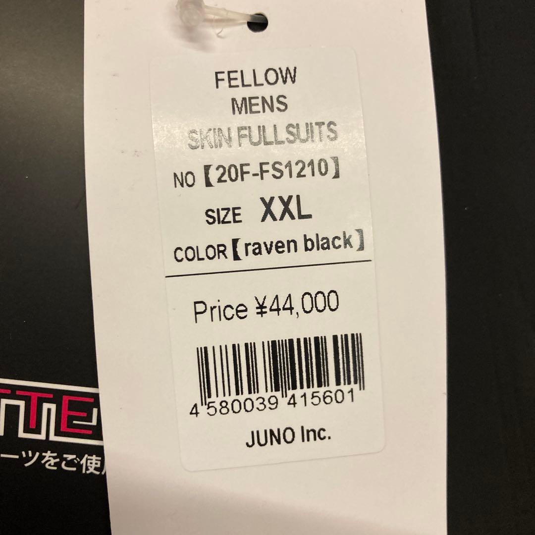 fellowウェットスーツフルスーツバックジップメンズ3mmラバースキン