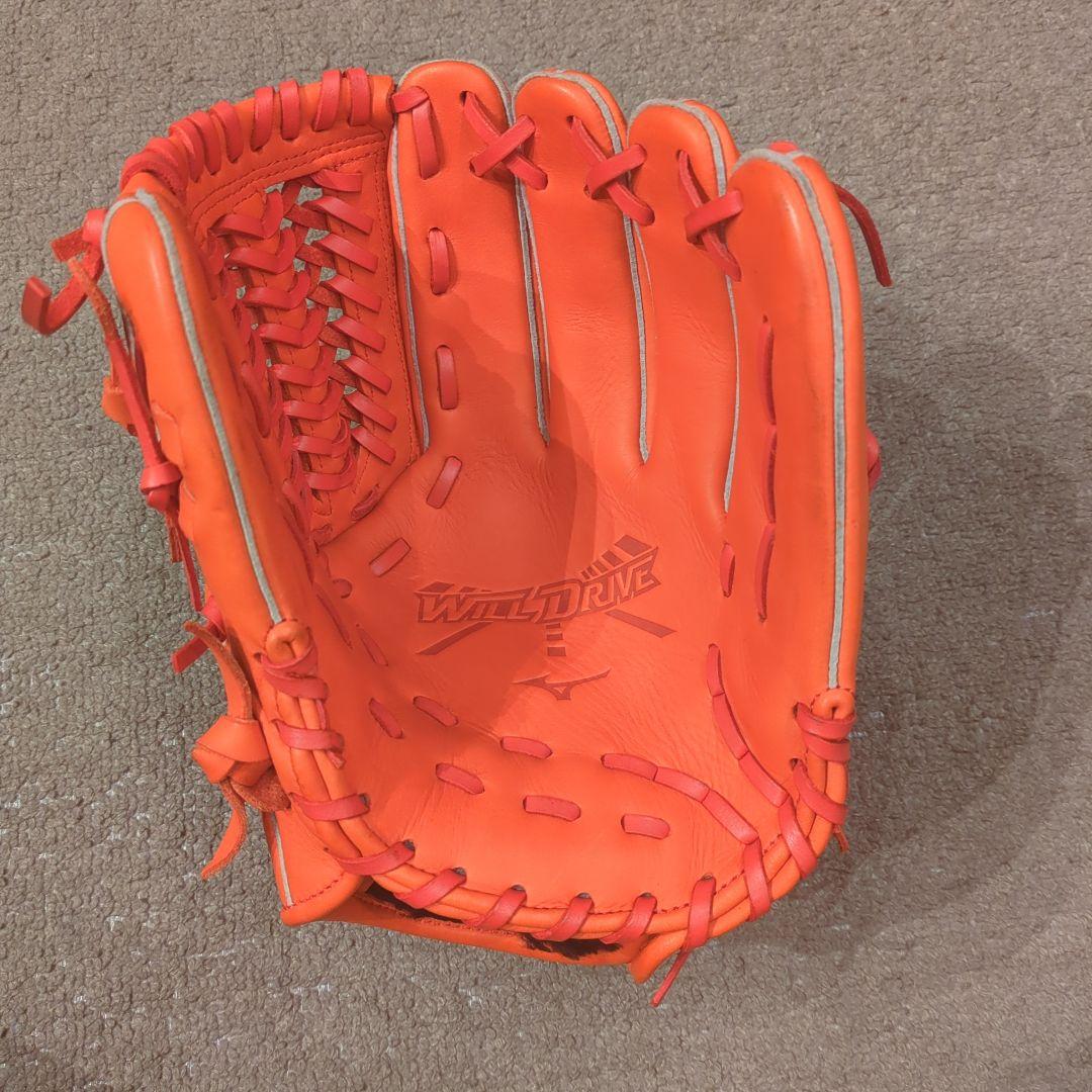 WILD DRIVE 軟式グローブ オレンジ